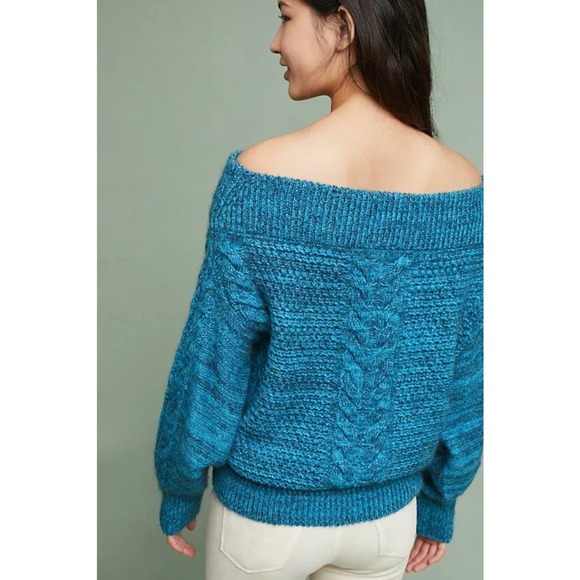 Sleeping On Snow Anthropologie Wool Alpaca Blend Sweater - Picture 2 of 5